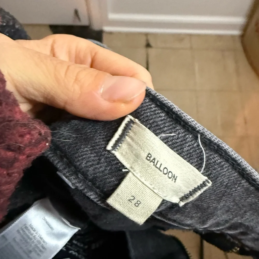 Madewell Balloon Jeans in Brunswick Wash